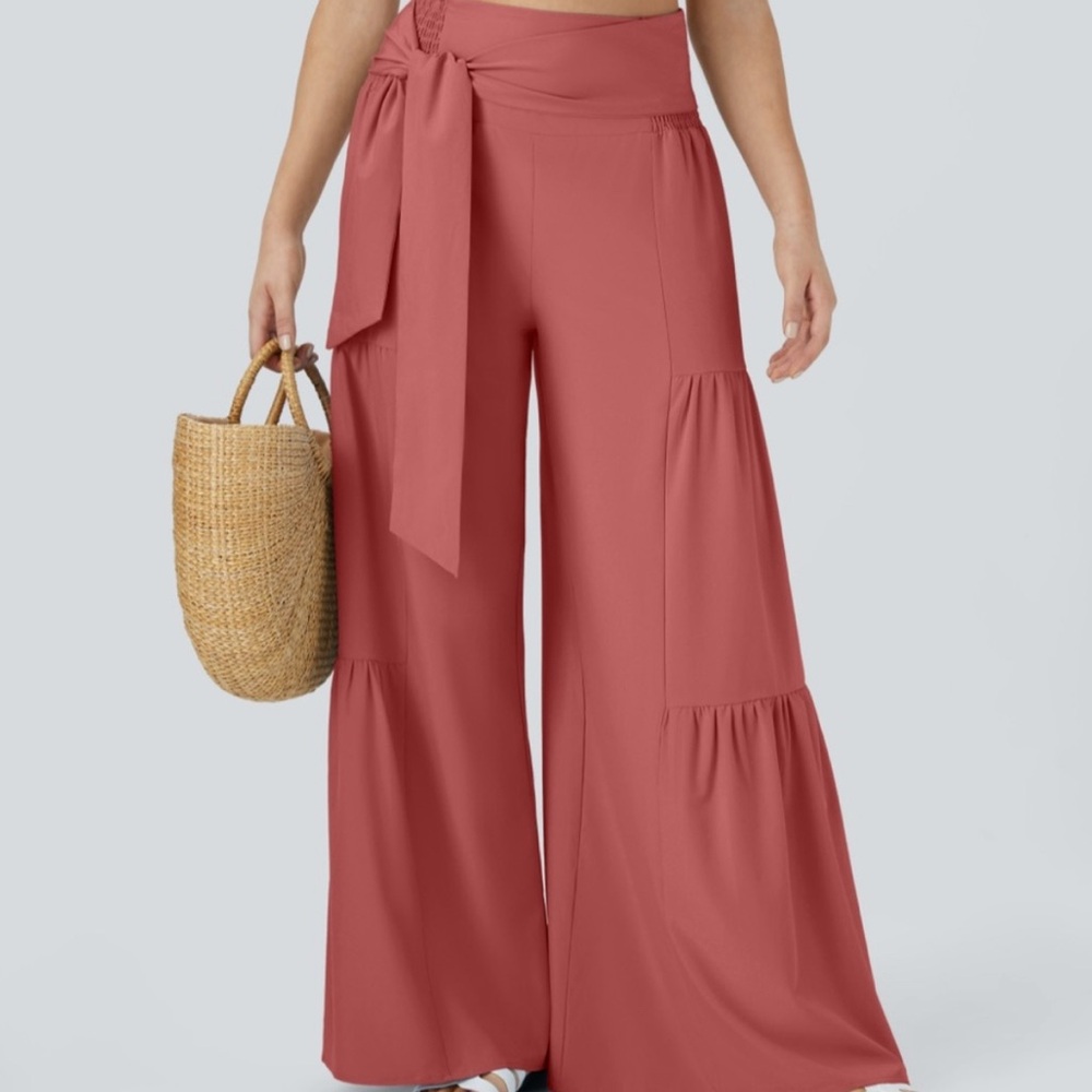 Halara Breezeful High Waisted Wide Leg Flowy Pants